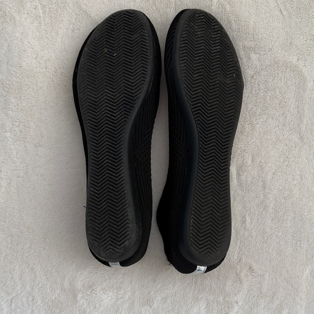 Steven Women's Black Slip-On Flats / 8.5 - Picture 4 of 6